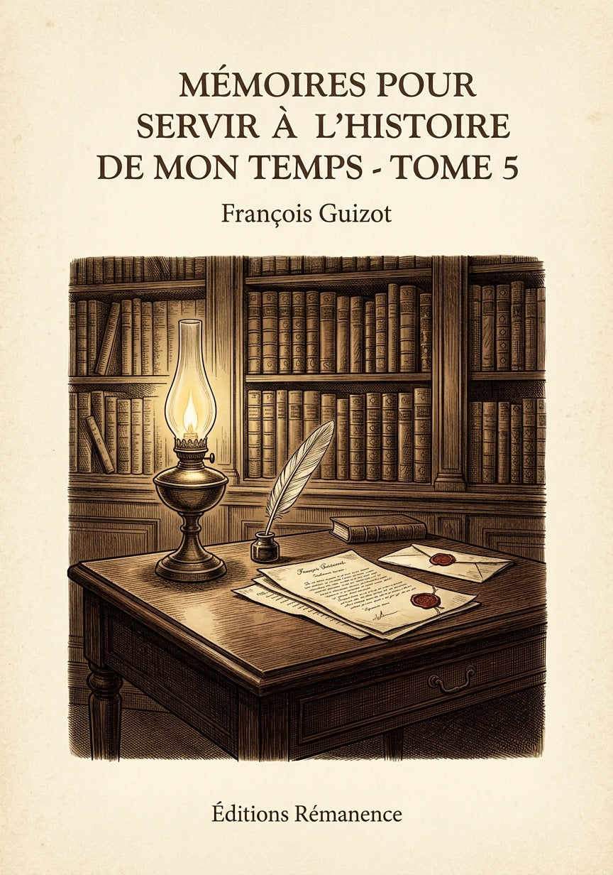 Mémoires pour servir à l'Histoire de mon temps - Tome 5 - François Guizot (Couverture)