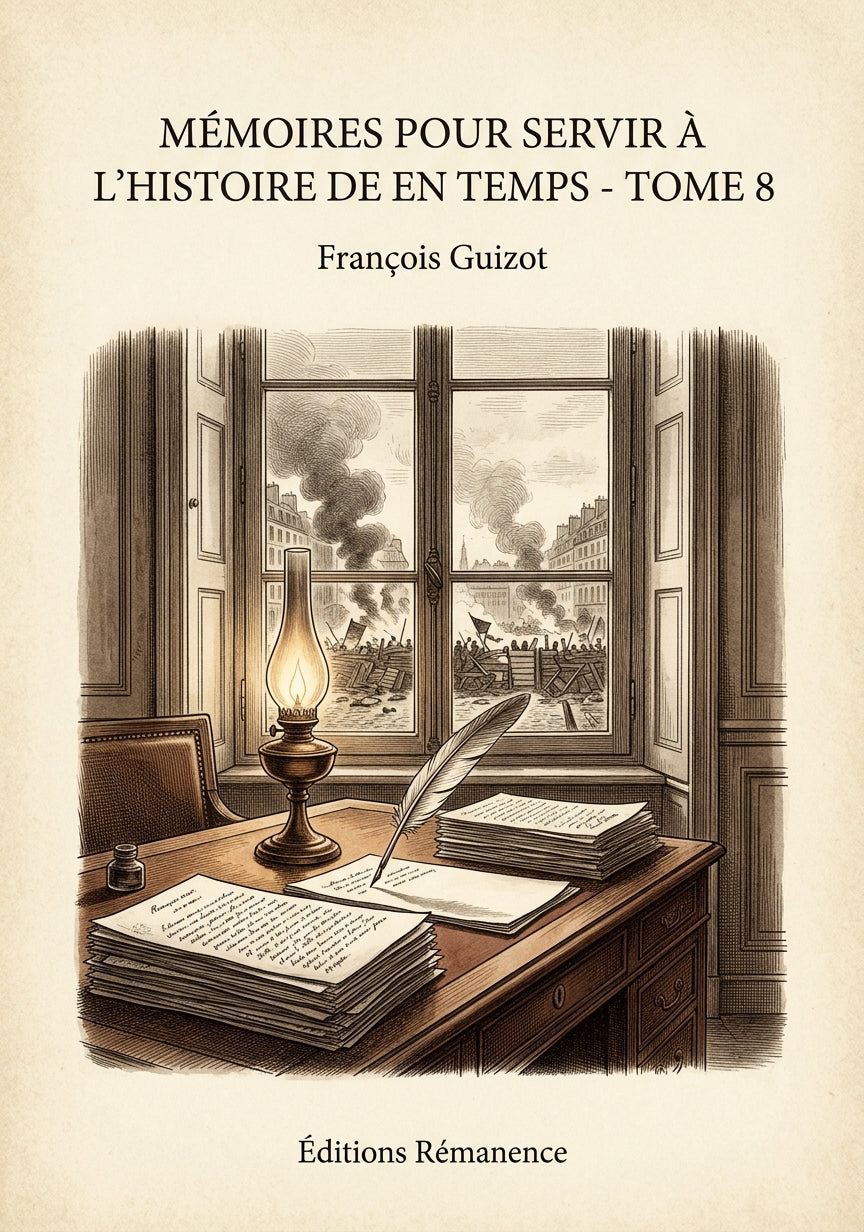 Mémoires pour servir à l'Histoire de mon temps - Tome 8 - François Guizot (Couverture)