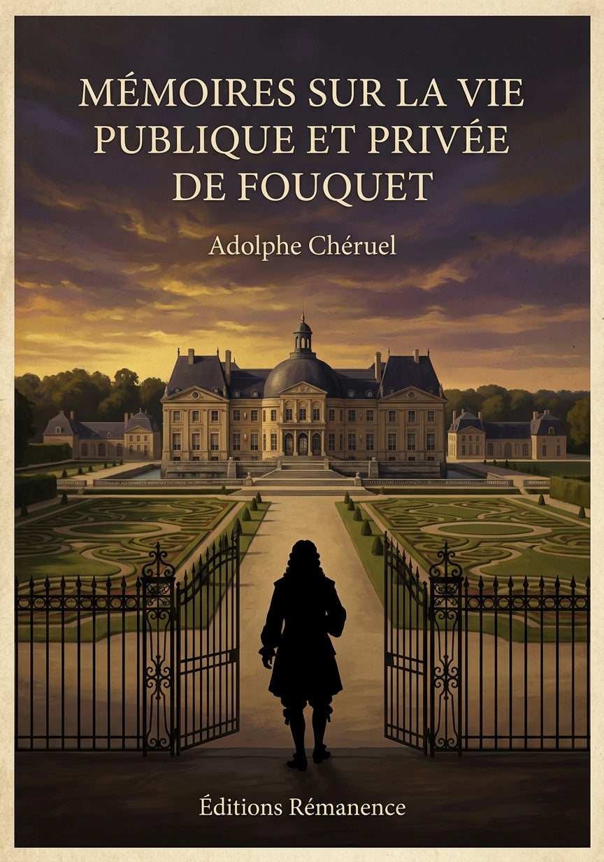 Mémoires sur la vie publique et privée de Fouquet - Adolphe Chéruel (Couverture)