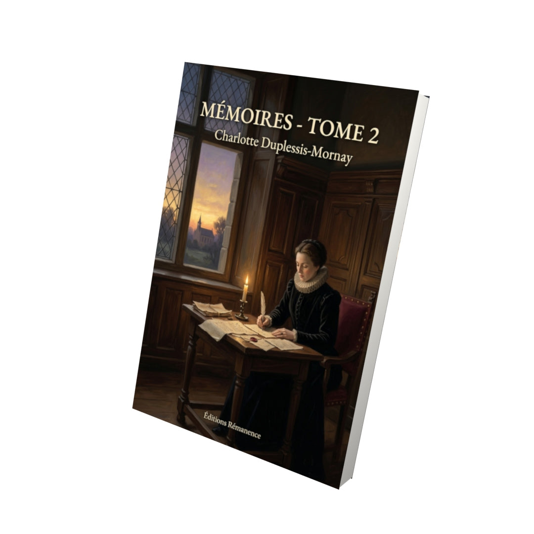 Livre Mémoires - Tome 2 par Charlotte Duplessis-Mornay - Vue 3D - Editions Remanence