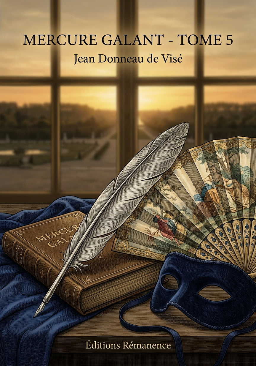 Livre Mercure galant - Tome 5 par Jean Donneau de Visé - Couverture - Editions Remanence
