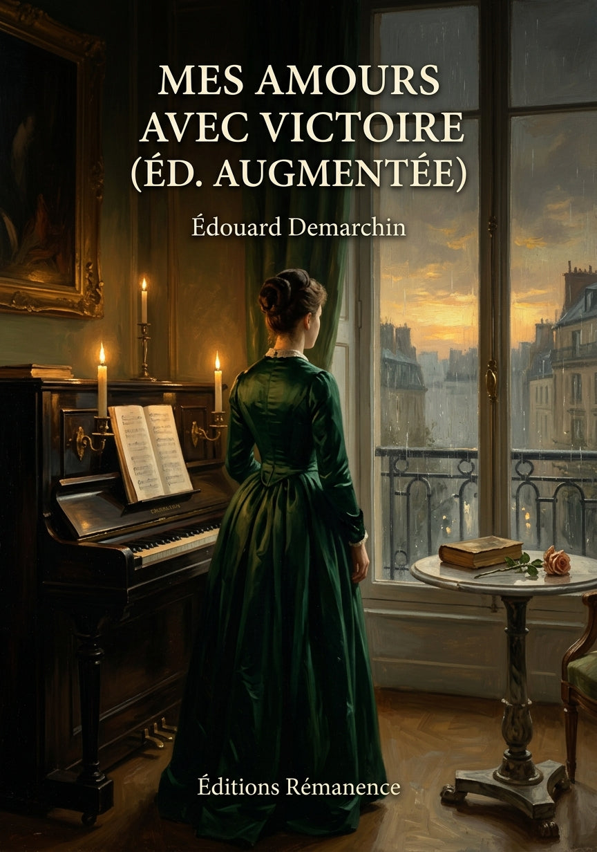 Livre Mes amours avec Victoire (éd. augmentée) par Édouard Demarchin - Couverture - Editions Remanence