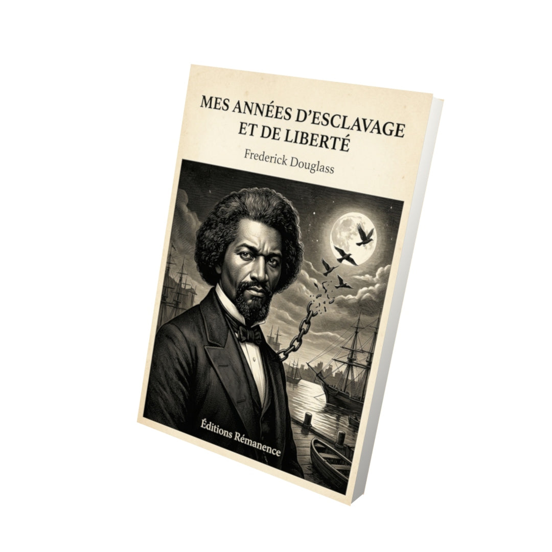 Livre Mes années d’esclavage et de liberté par Frederick Douglass - Vue 3D - Editions Remanence