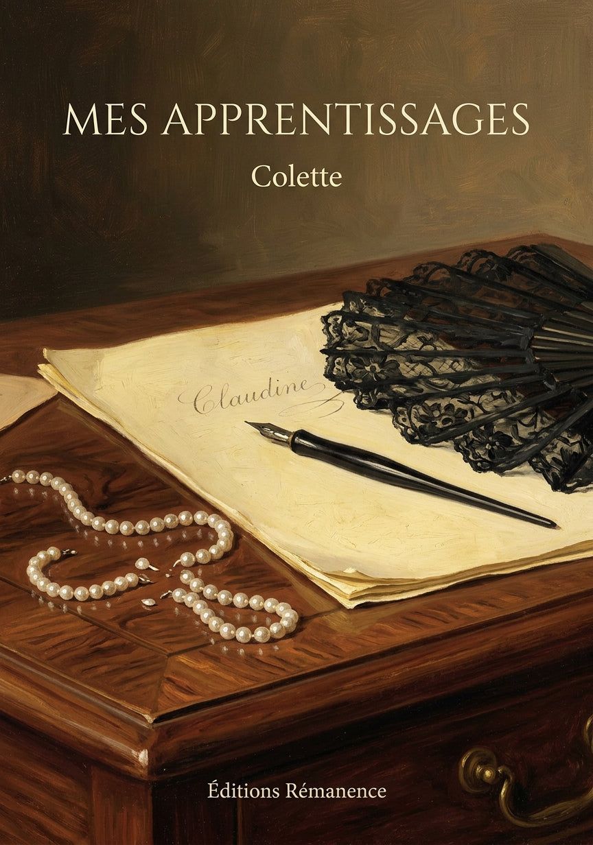 Livre Mes apprentissages par Colette - Couverture - Editions Remanence