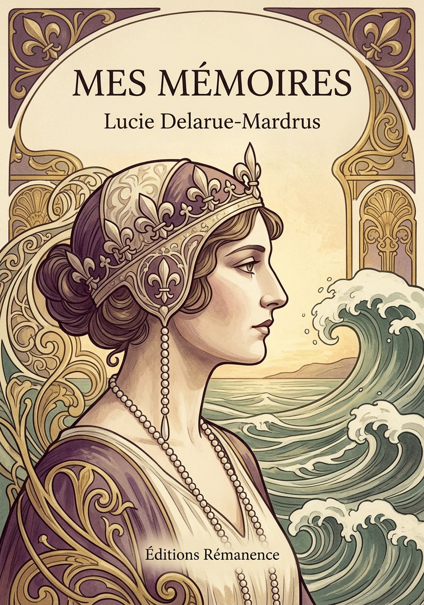 Livre Mes mémoires par Lucie Delarue-Mardrus - Couverture - Editions Remanence