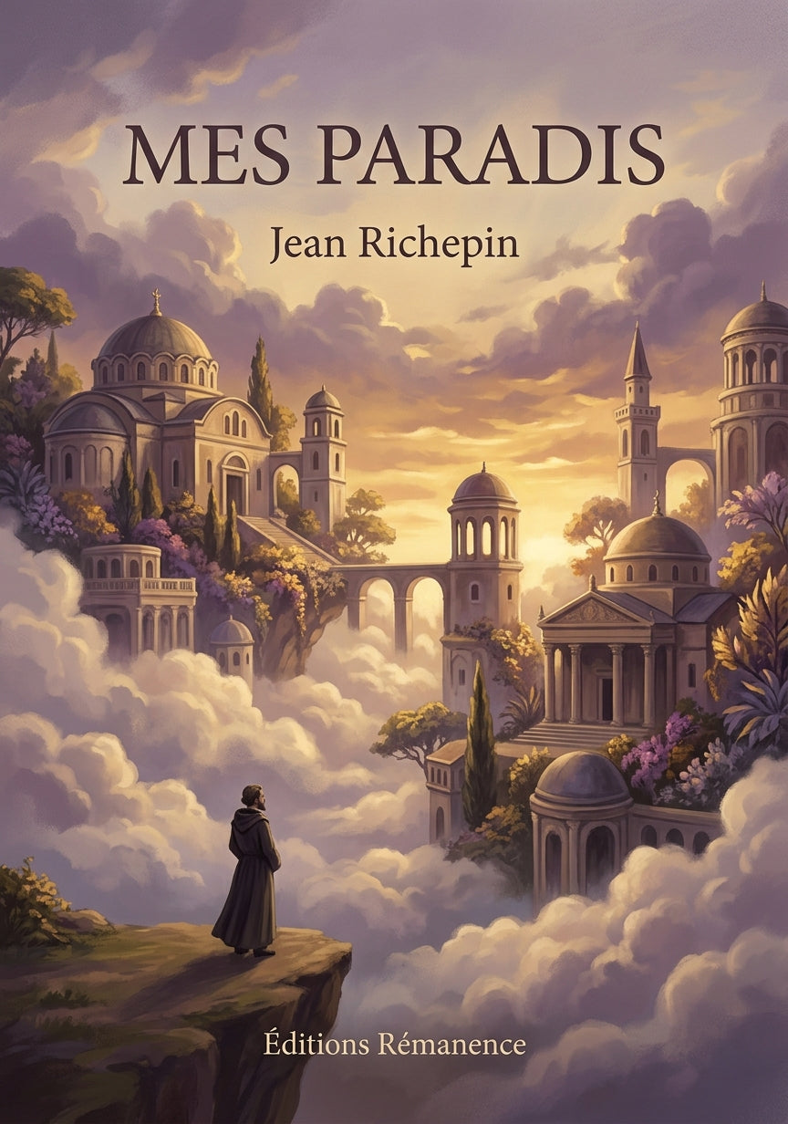 Livre Mes paradis par Jean Richepin - Couverture - Editions Remanence