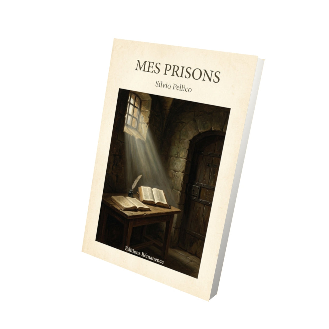 Livre Mes Prisons - Silvio Pellico - Vue 3D - Editions Remanence