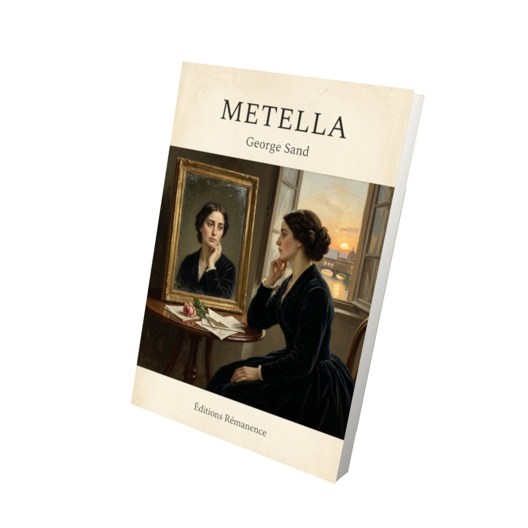 Livre Metella - George Sand - Vue 3D - Editions Remanence
