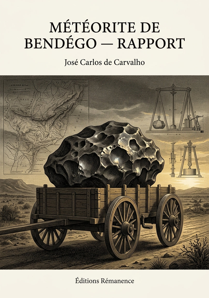 Livre Météorite de Bendégo — rapport par José Carlos de Carvalho - Couverture - Editions Remanence
