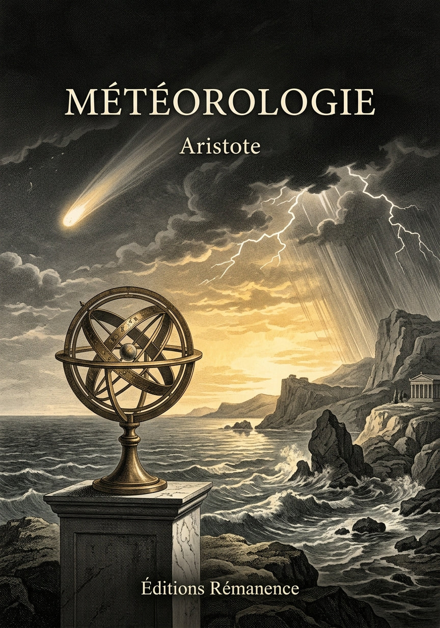 Livre Météorologie par Aristote, Jules Barthélemy-Saint-Hilaire - Couverture - Editions Remanence