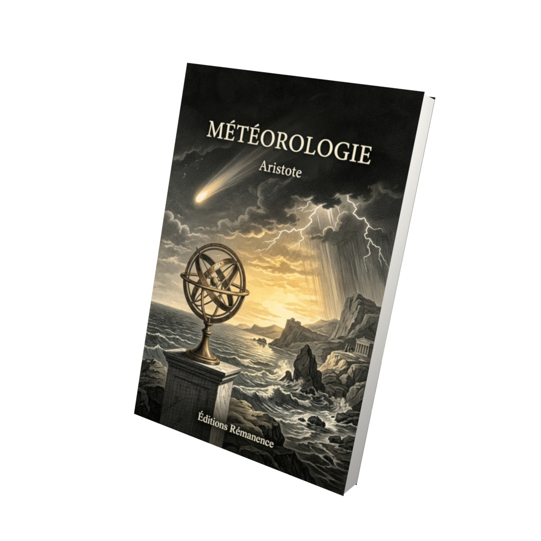 Livre Météorologie par Aristote, Jules Barthélemy-Saint-Hilaire - Vue 3D - Editions Remanence