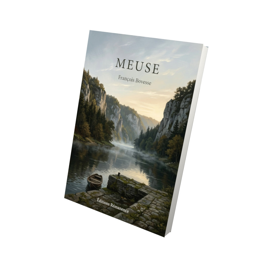 Livre Meuse par François Bovesse - Vue 3D - Editions Remanence