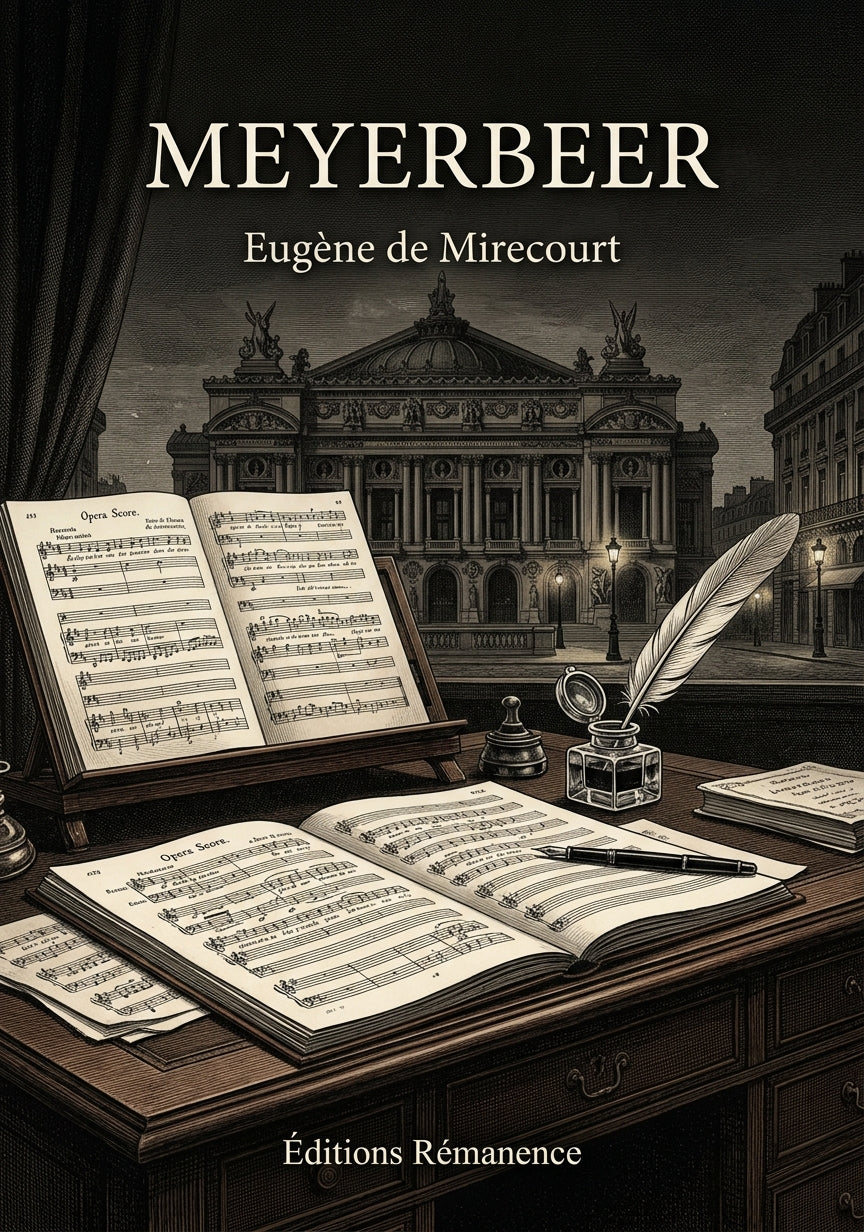 Livre Meyerbeer par Eugène de Mirecourt - Couverture - Editions Remanence