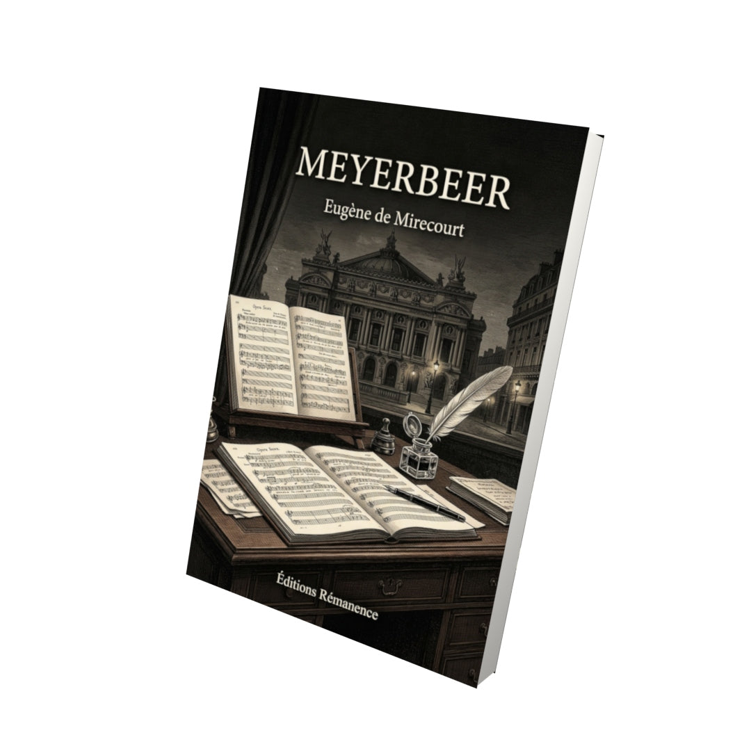 Livre Meyerbeer par Eugène de Mirecourt - Vue 3D - Editions Remanence