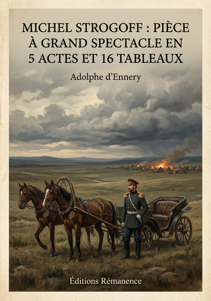Michel Strogoff : Pièce à grand spectacle en 5 actes et 16 tableaux - Adolphe d'Ennery (Couverture)