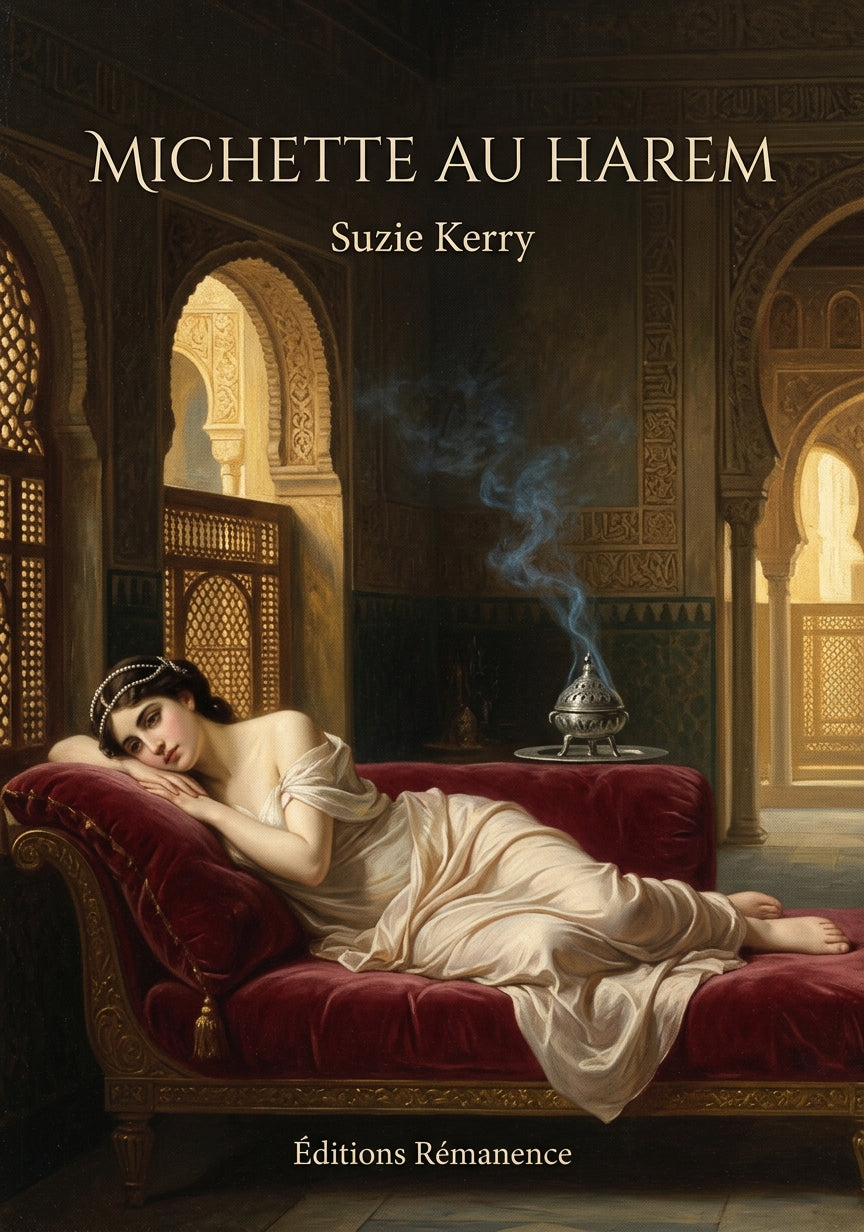 Livre Michette au harem par Suzie Kerry - Couverture - Editions Remanence