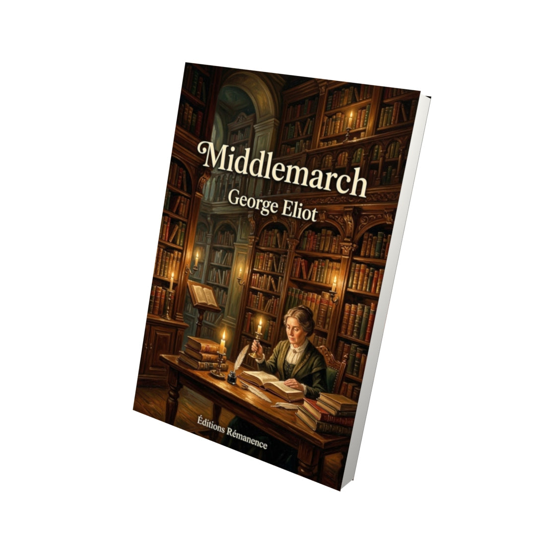 Livre Middlemarch – George Eliot - Vue 3D - Editions Remanence