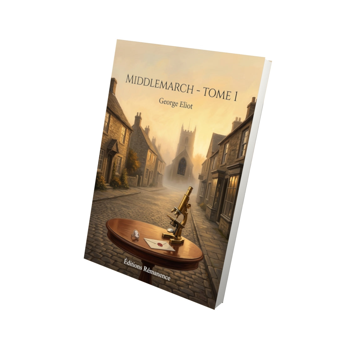 Livre Middlemarch - Tome 1 par George Eliot - Vue 3D - Editions Remanence