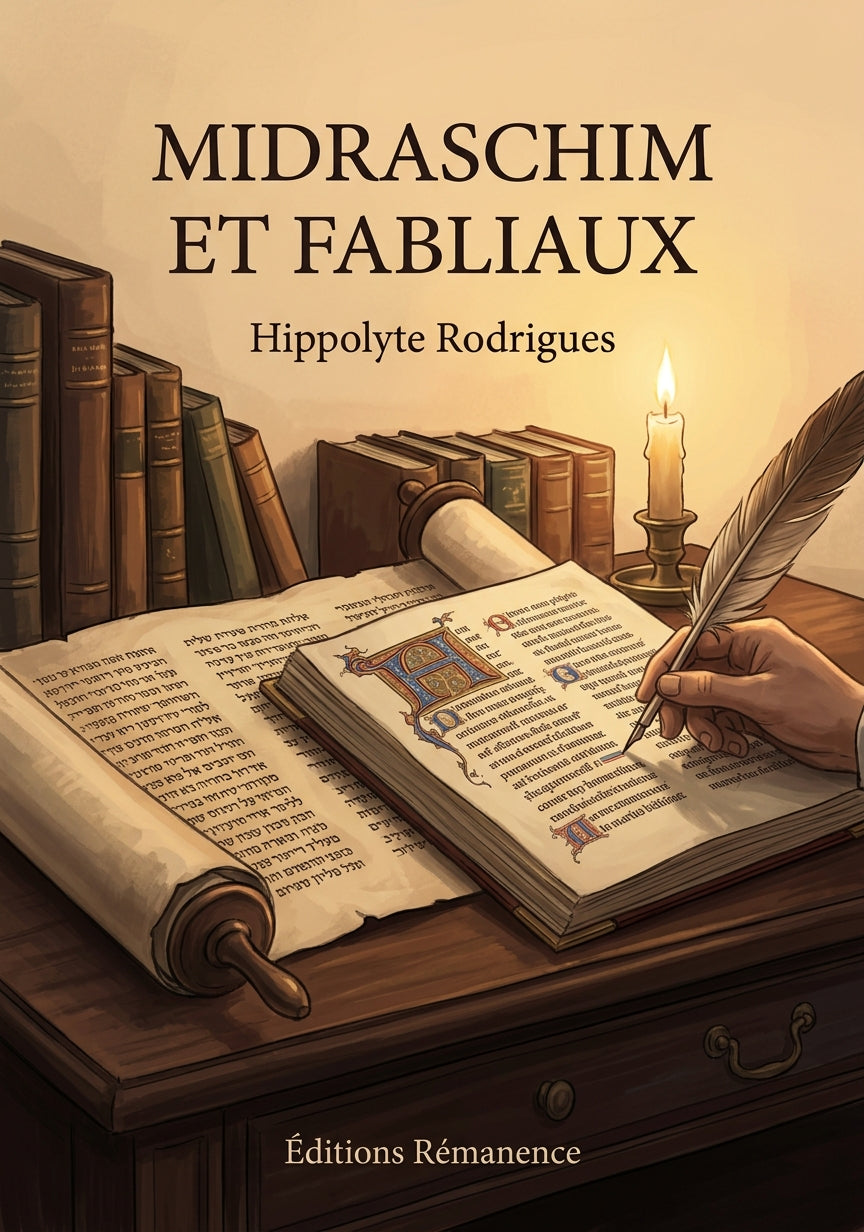 Livre Midraschim et fabliaux par Hippolyte Rodrigues - Couverture - Editions Remanence