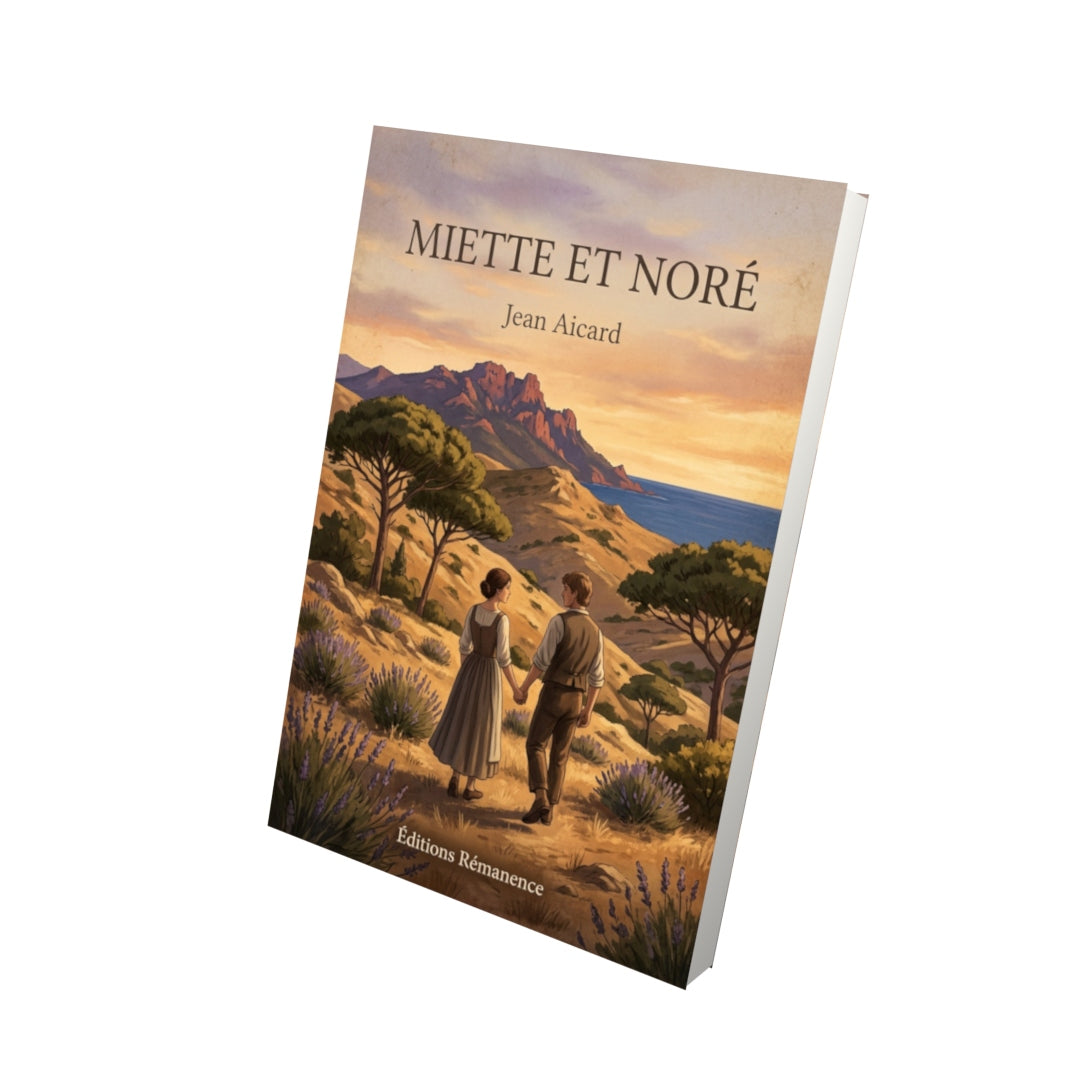 Livre Miette et Noré - Jean Aicard - Vue 3D - Editions Remanence