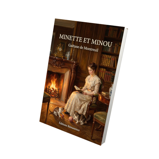 Livre Minette et minou par Gaëtane de Montreuil - Vue 3D - Editions Remanence