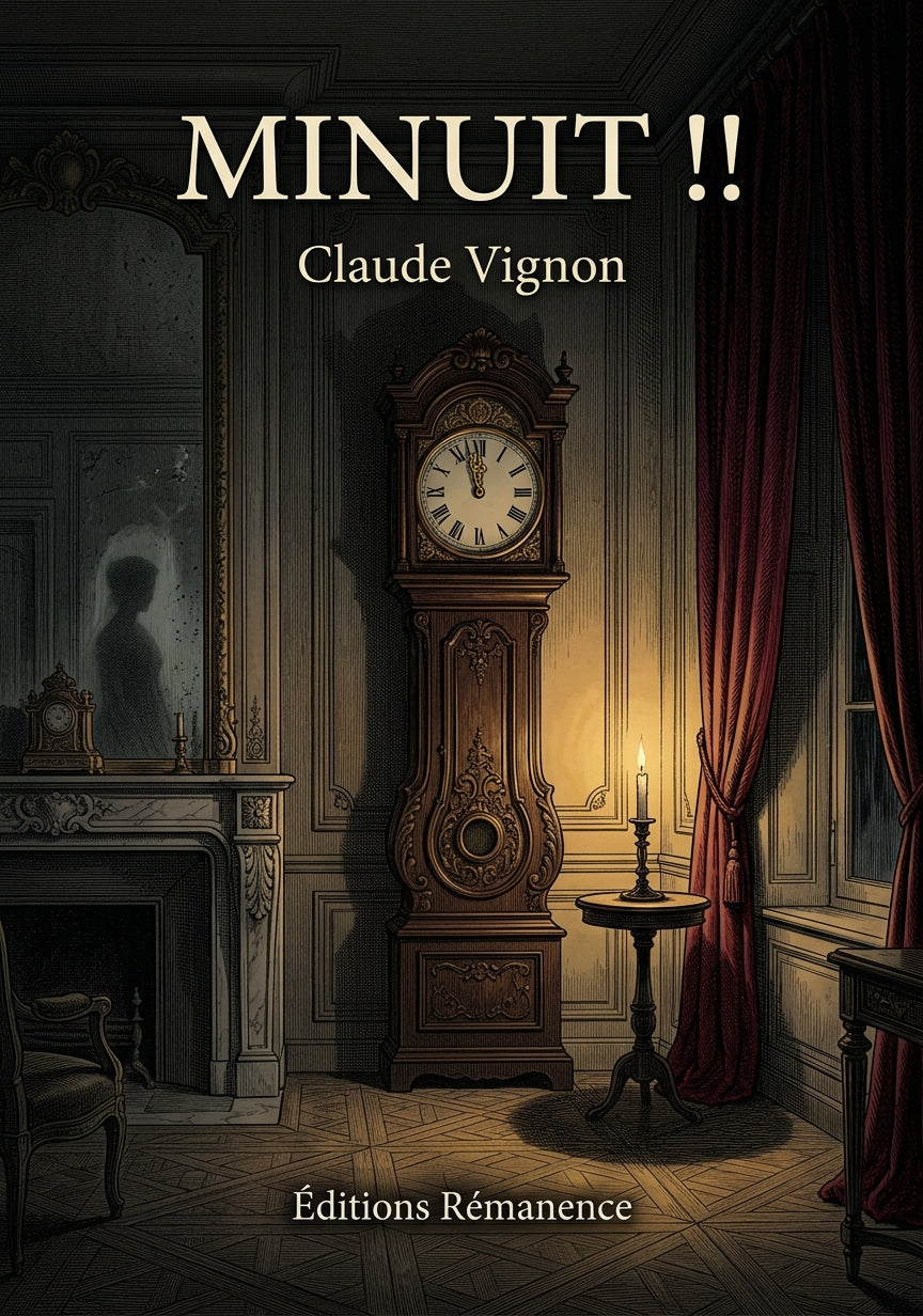 Livre Minuit !! par Claude Vignon - Couverture - Editions Remanence