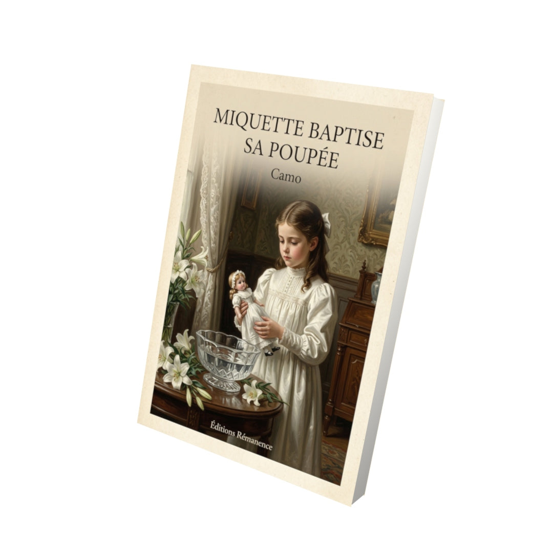 Livre Miquette baptise sa poupée - Camo - Vue 3D - Editions Remanence