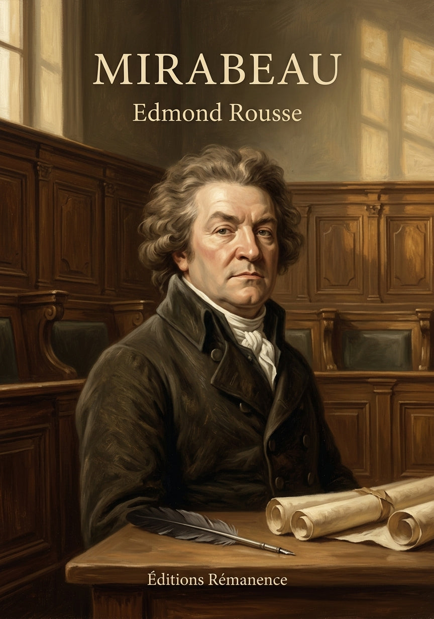 Livre Mirabeau par Edmond Rousse - Couverture - Editions Remanence