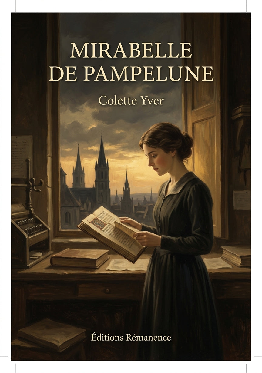 Livre Mirabelle de Pampelune par Colette Yver - Couverture - Editions Remanence