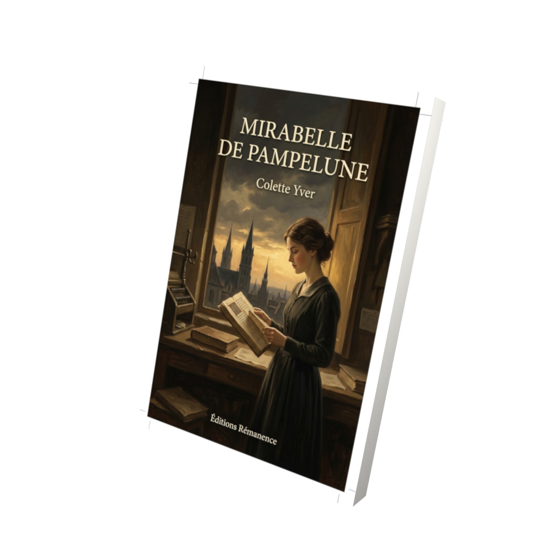 Livre Mirabelle de Pampelune par Colette Yver - Vue 3D - Editions Remanence
