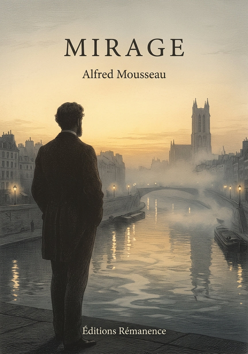 Livre Mirage par Alfred Mousseau - Couverture - Editions Remanence