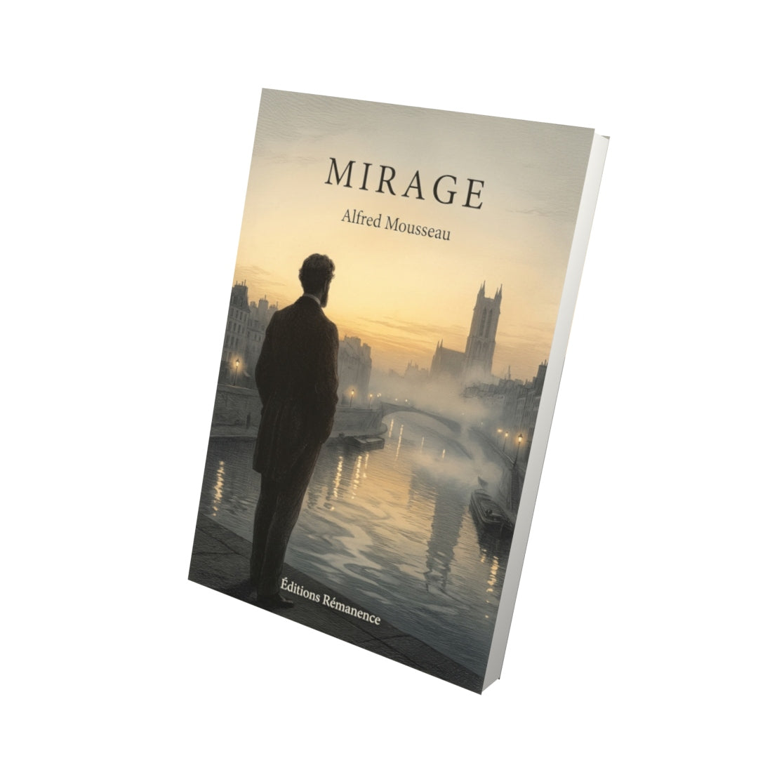 Livre Mirage par Alfred Mousseau - Vue 3D - Editions Remanence