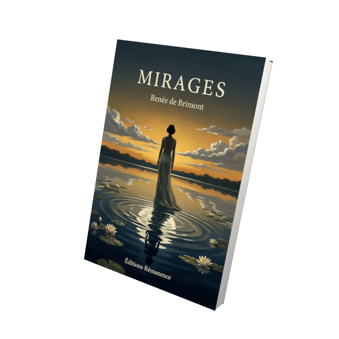 Livre Mirages par Renée de Brimont - Vue 3D - Editions Remanence