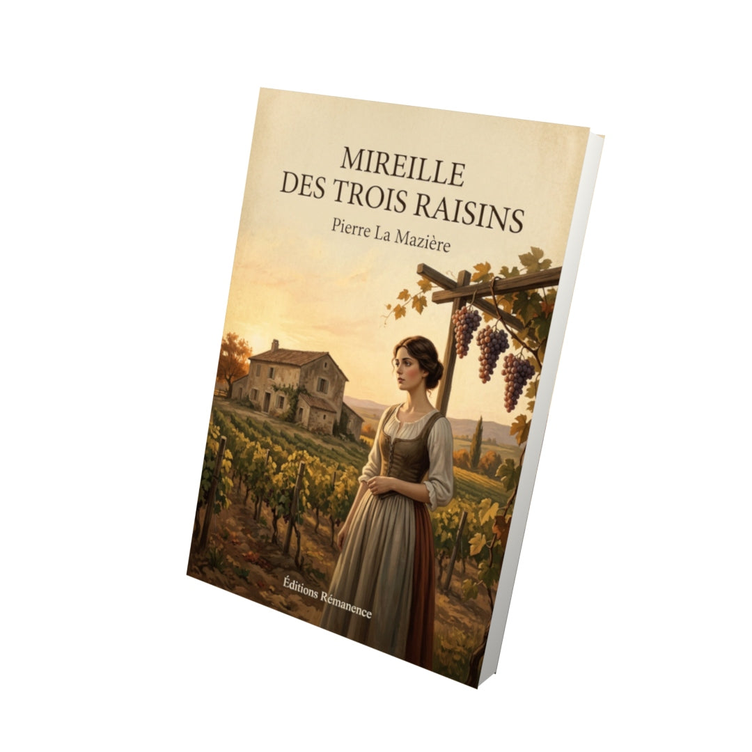 Livre Mireille des Trois Raisins - Pierre La Mazière - Vue 3D - Editions Remanence