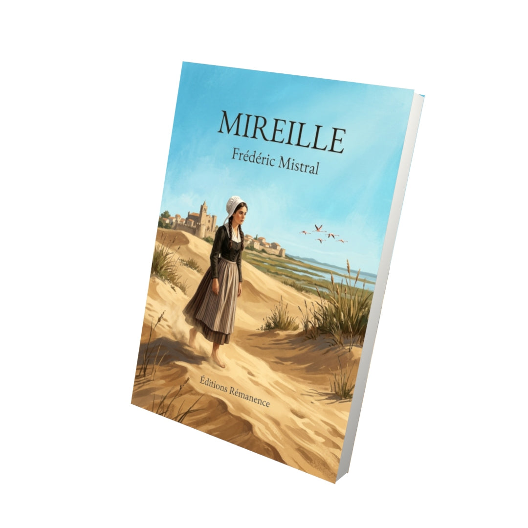 Livre Mireille par Frédéric Mistral - Vue 3D - Editions Remanence