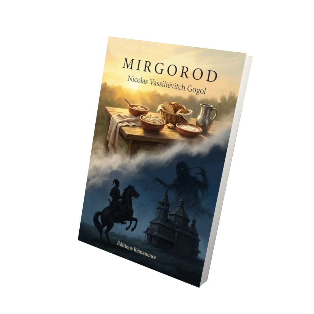 Livre Mirgorod par Nicolas Vassiliévitch Gogol - Vue 3D - Editions Remanence