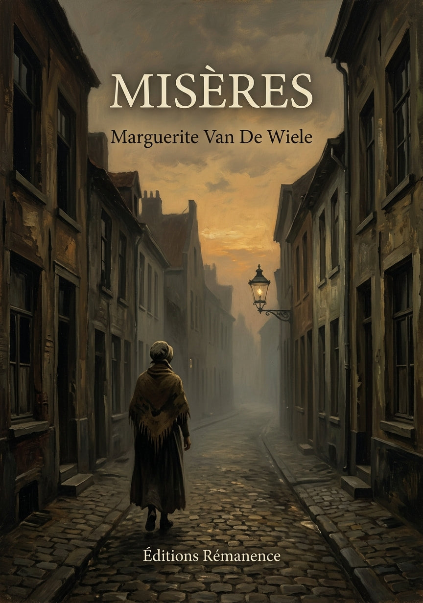 Livre Misères par Marguerite Van De Wiele - Couverture - Editions Remanence