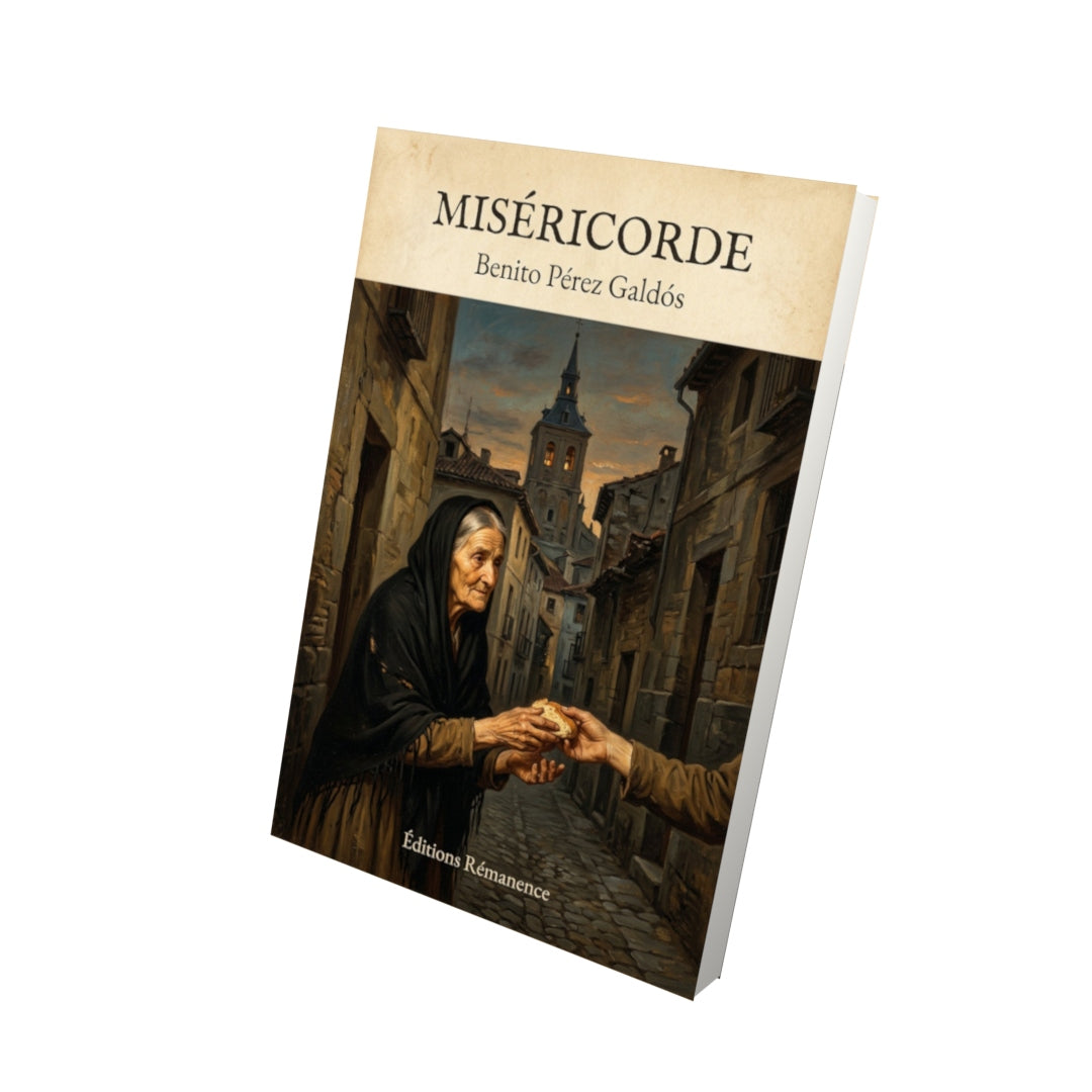 Livre Miséricorde - Benito Pérez Galdós - Vue 3D - Editions Remanence