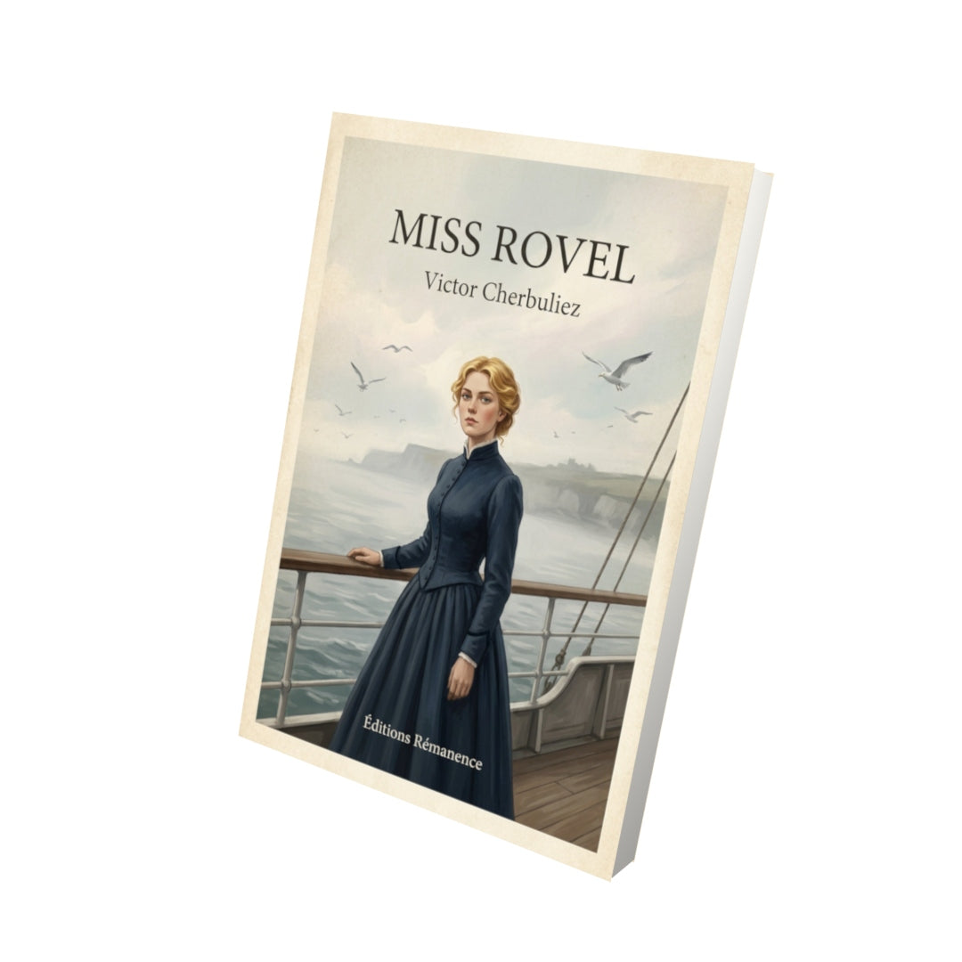 Livre Miss Rovel - Victor Cherbuliez - Vue 3D - Editions Remanence