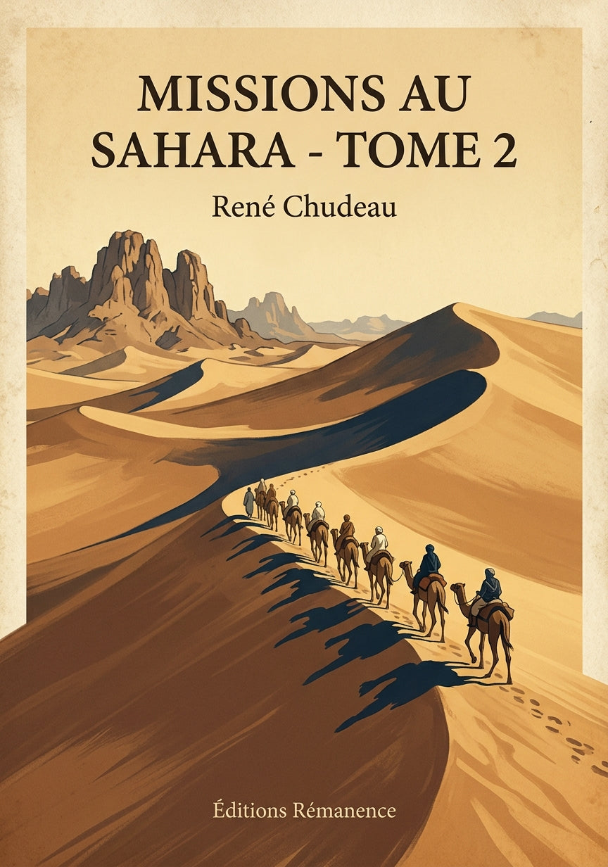 Missions au Sahara - Tome 2 - René Chudeau (Couverture)