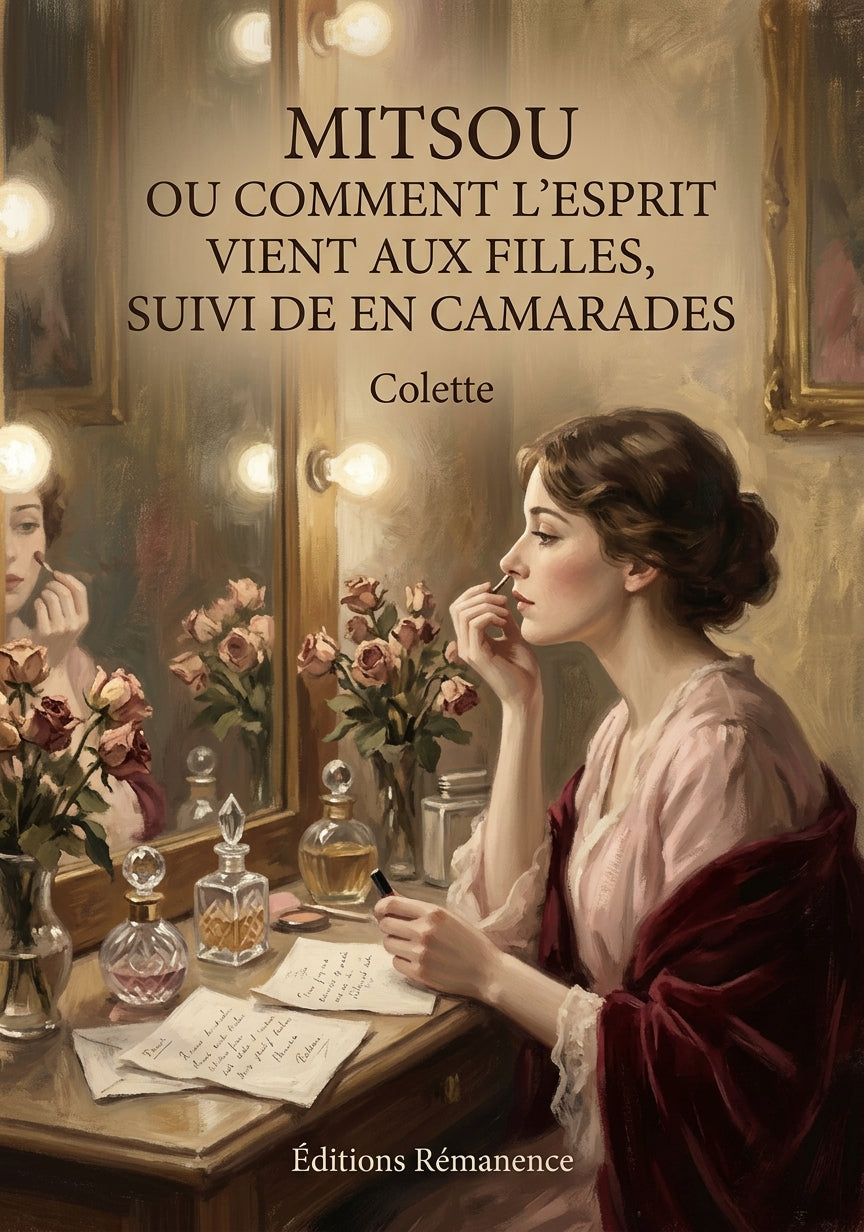 Livre Mitsou ou Comment l’esprit vient aux filles, suivi de En camarades par Colette - Couverture - Editions Remanence