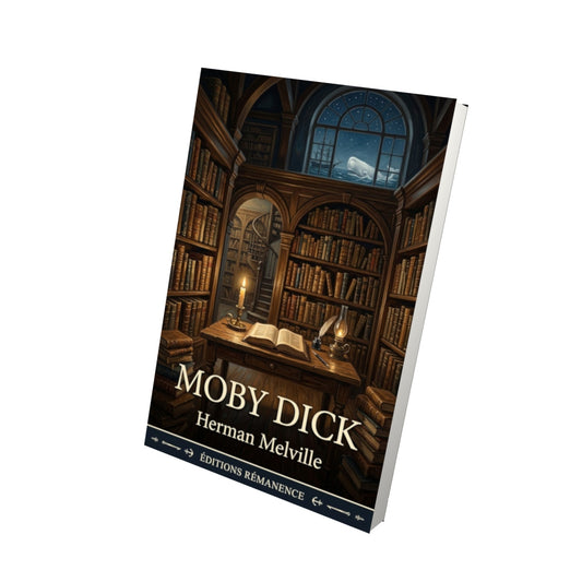 Livre Moby Dick – Herman Melville - Vue 3D - Editions Remanence