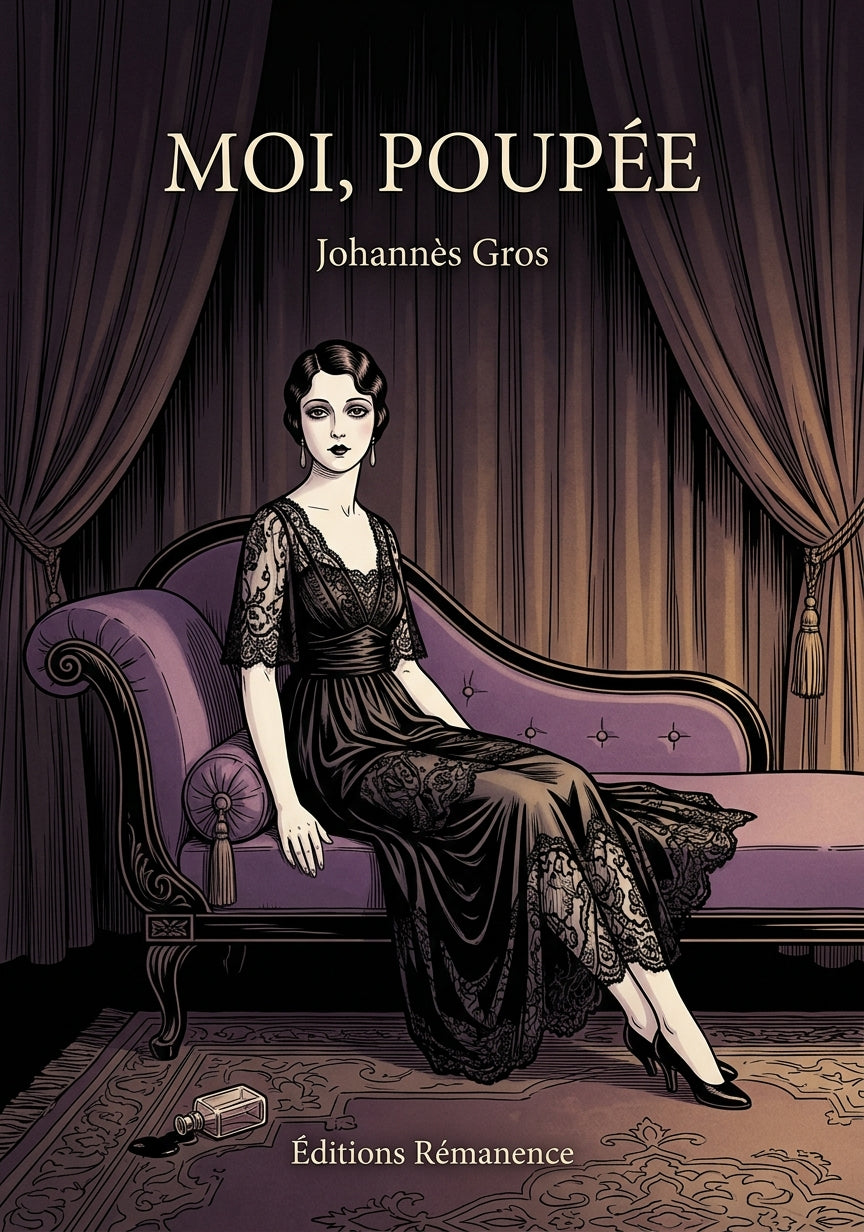 Livre Moi, poupée par Johannès Gros - Couverture - Editions Remanence