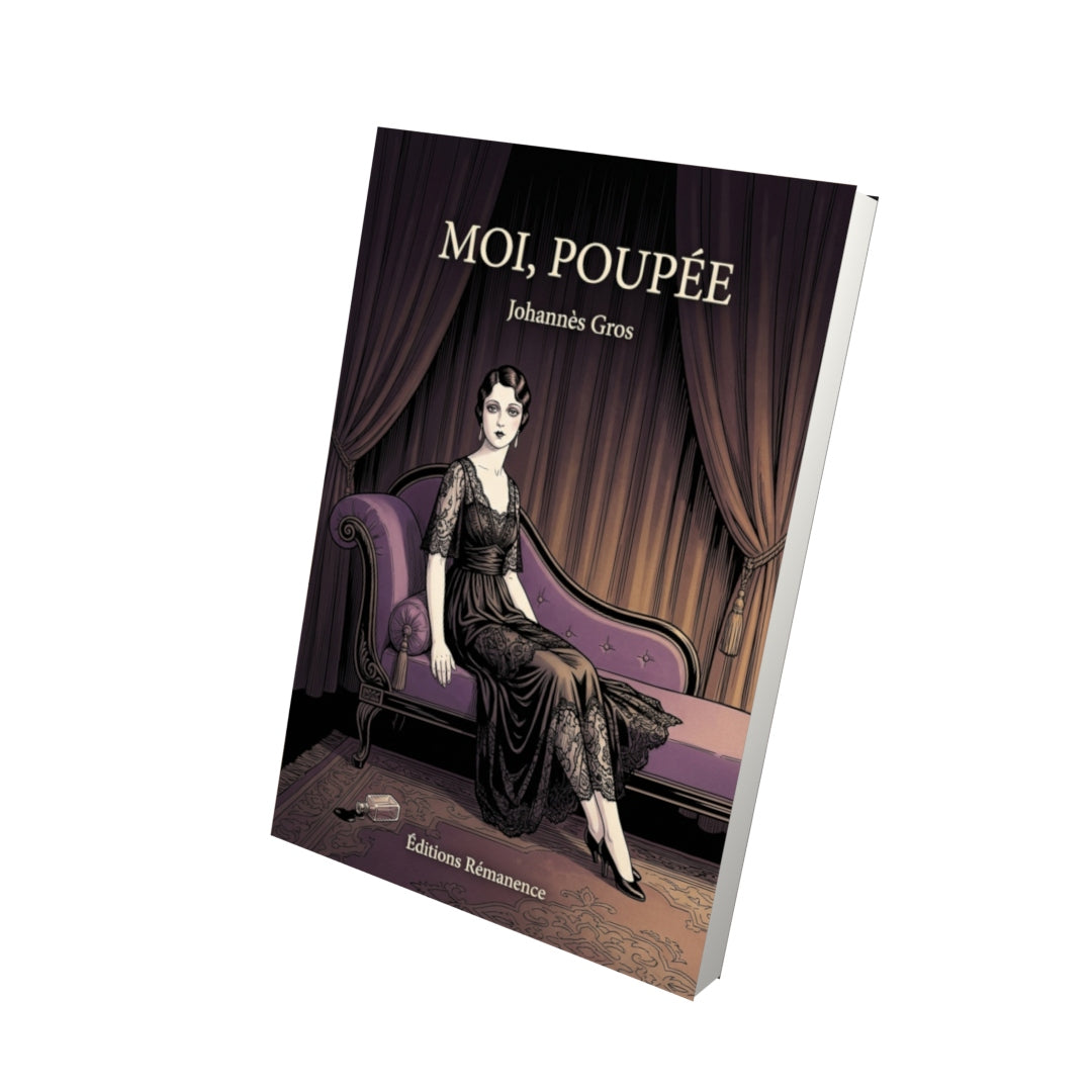 Livre Moi, poupée par Johannès Gros - Vue 3D - Editions Remanence