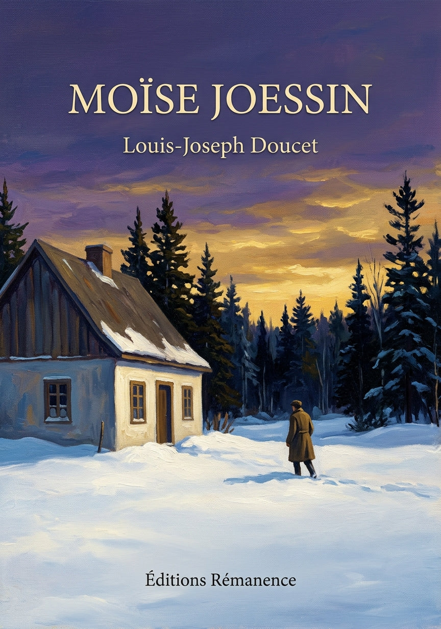 Livre Moïse Joessin par Louis-Joseph Doucet - Couverture - Editions Remanence