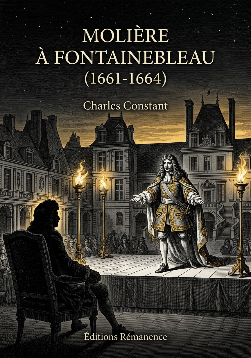 Livre Molière à Fontainebleau (1661-1664) par Charles Constant - Couverture - Editions Remanence