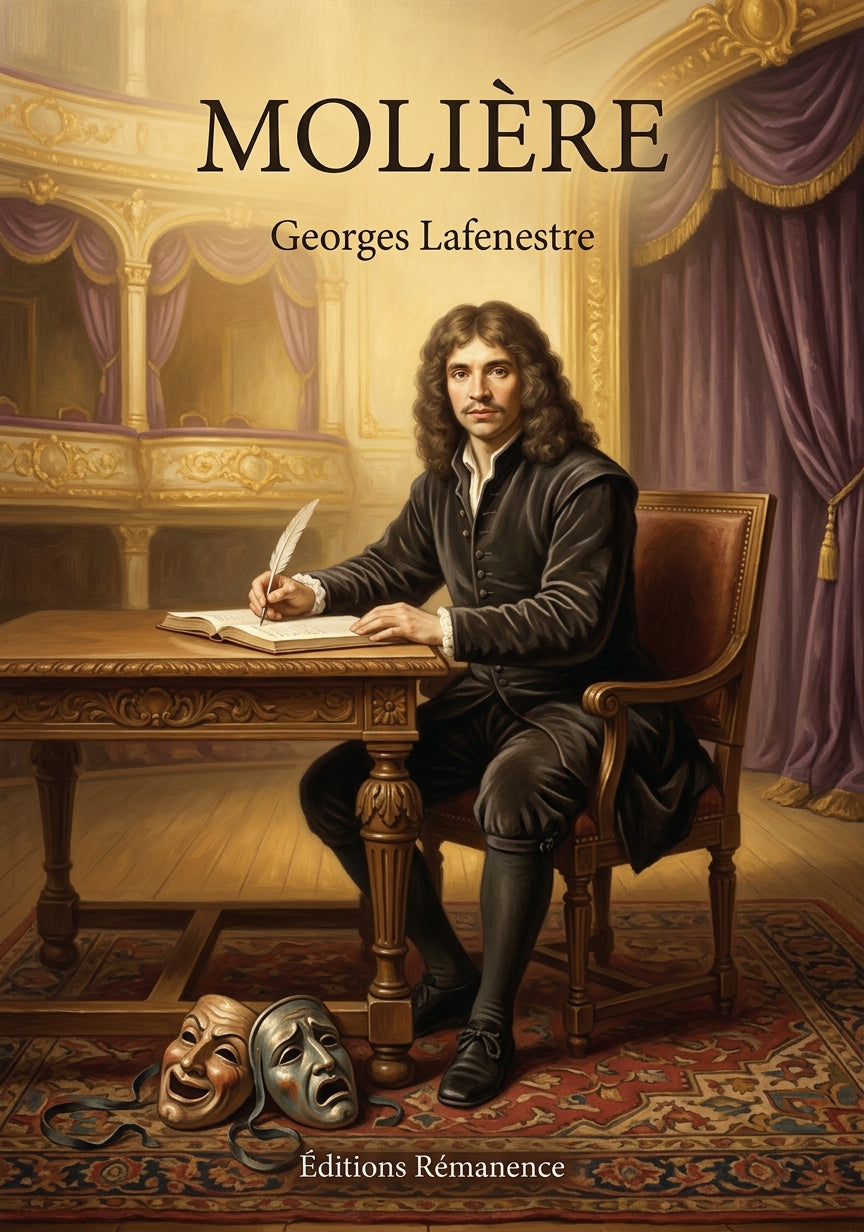 Livre Molière par Georges Lafenestre - Couverture - Editions Remanence