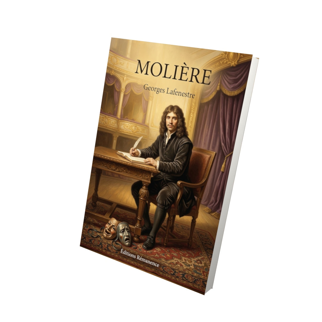 Livre Molière par Georges Lafenestre - Vue 3D - Editions Remanence