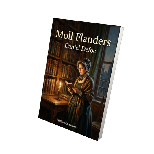 Livre Moll Flanders – Daniel Defoe - Vue 3D - Editions Remanence
