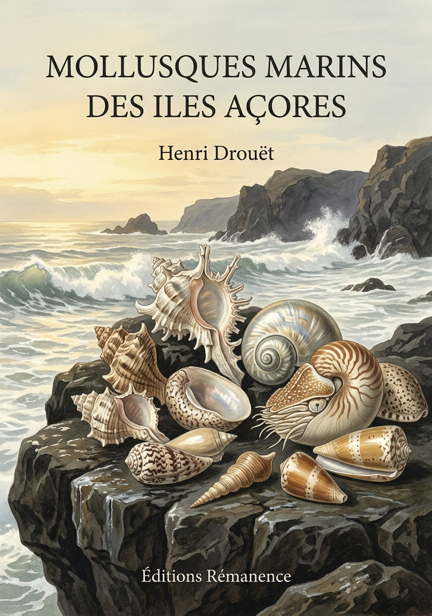 Livre Mollusques marins des Iles Açores par Henri Drouët - Couverture - Editions Remanence